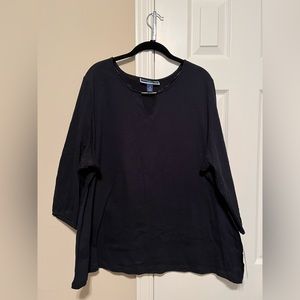 Karen Scott black tee.  NWT
